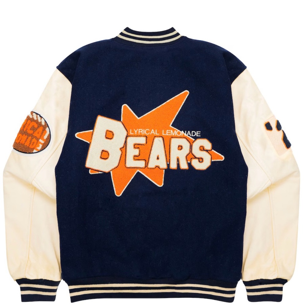 Bears Lyrical Lemonade Limited Edition Lettermans Jacket - Picture 2 of 2